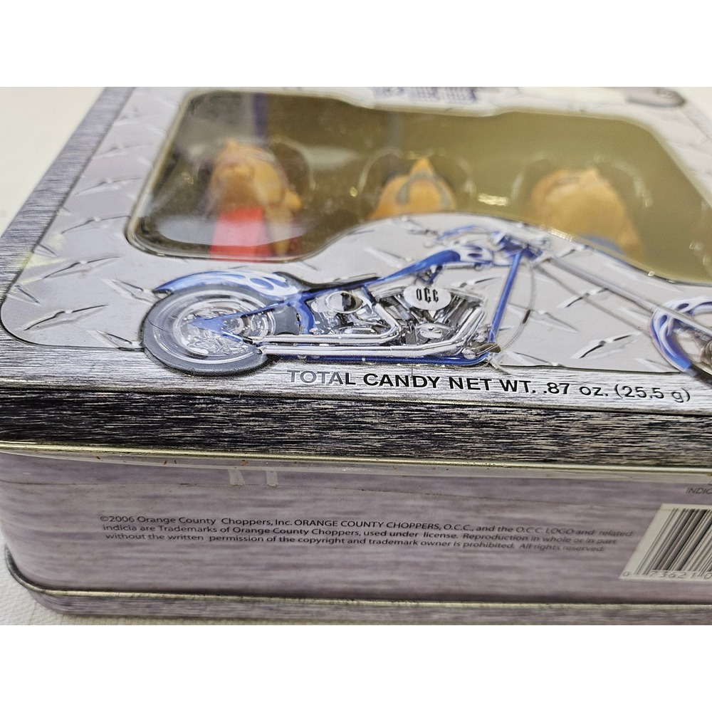 Orange County Choppers Pez Gift Set American Chopper Paul Sr Jr Mikey Tin‎ 2006 - Picture 4 of 11